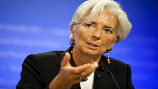 Christine Lagarde, managing director of the International Monetary Fund